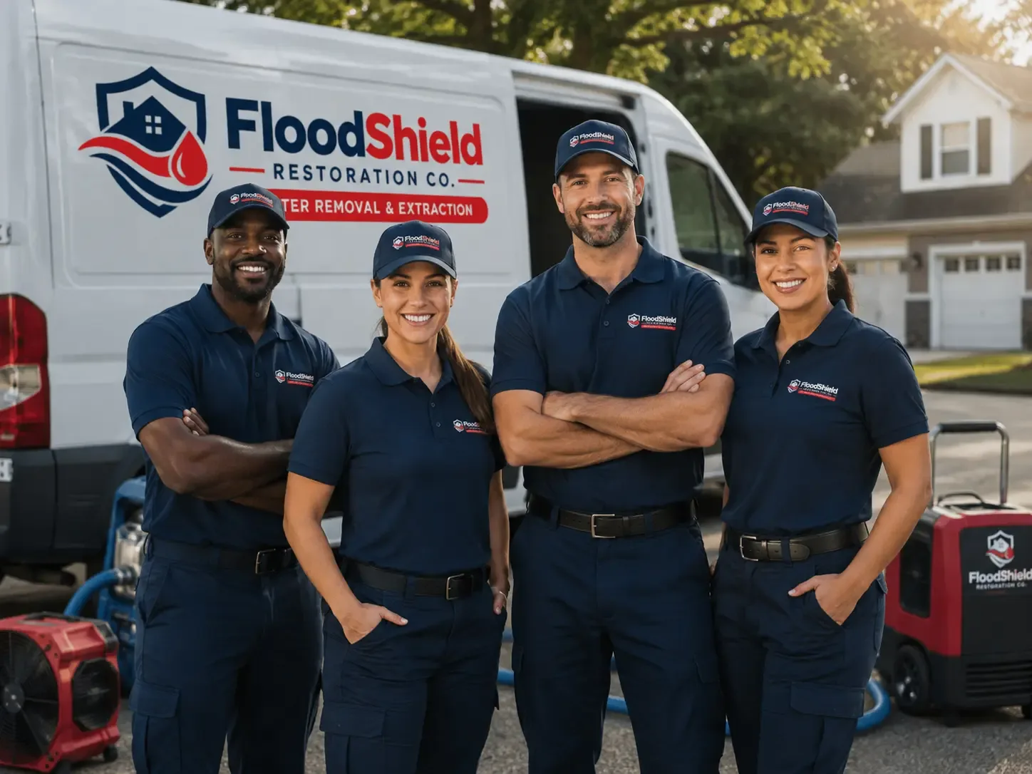 Flood Damage Restoration company in Linwood, MI